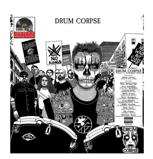 NEW - Drum Corpse, Drum Corpse Vol. 1:Resistance Drums (Clear) LP - RSD2026