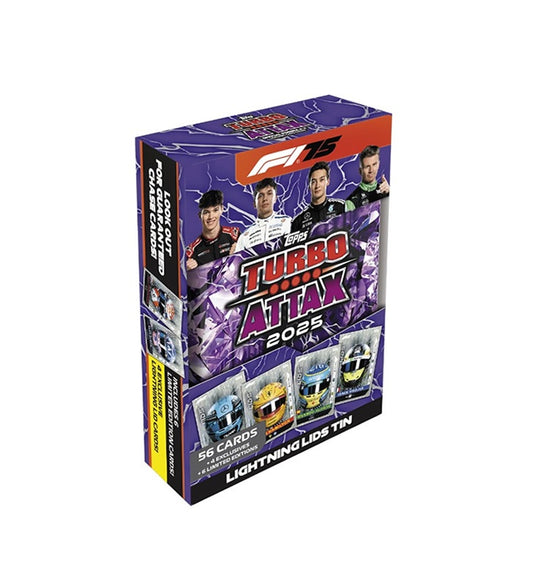 2025 F1 Turbo Attax - Mega Tin (Lightning Lids Tin)