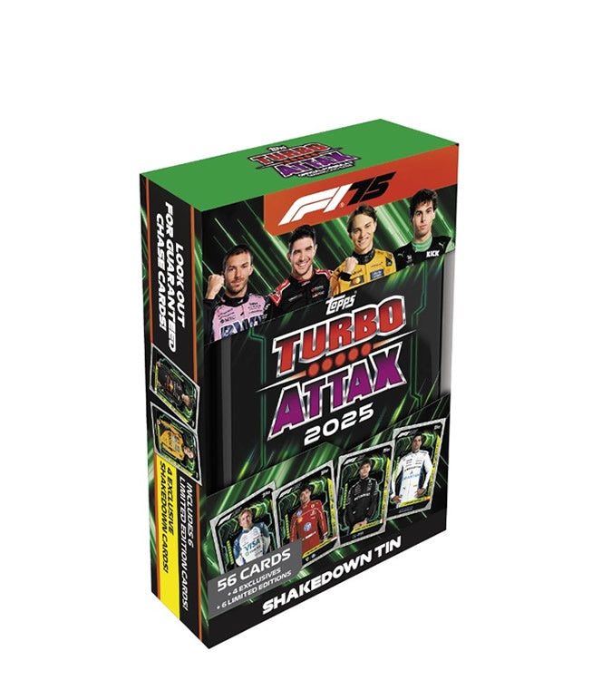 2025 F1 Turbo Attax - Mega Tin (Shakedown Tin)