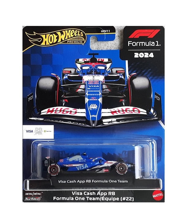 Hot Wheels Premium - 2024 Formula 1 Visa Cash App RB - #22 Yuki Tsunoda
