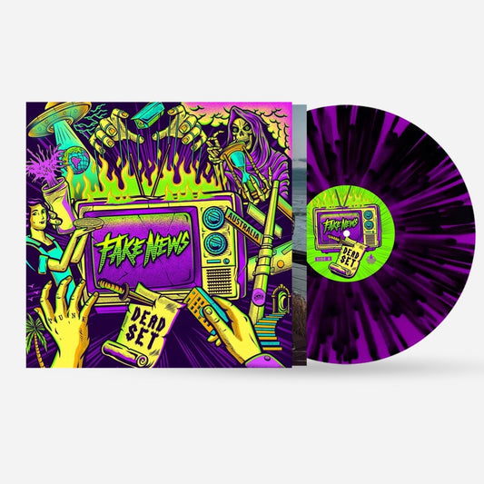 NEW - Fake News, Dead Set (Purple Splatter) LP