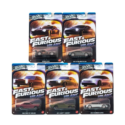 Hot Wheels - Fast & Furious: Villains - Set of 5 Cars