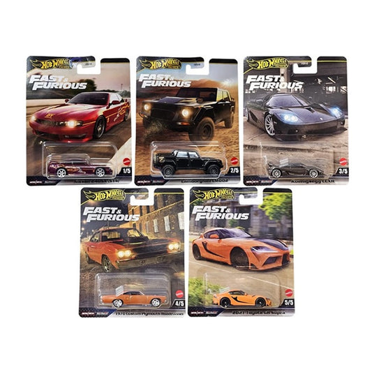 Hot Wheels - Fast & Furious (2025) - Set of 5