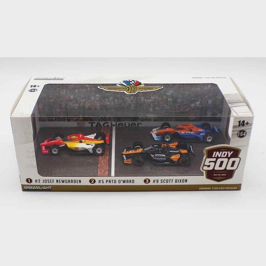 Greenlight - Indianapolis 500 Podium 3 Car Set Team Penske/Shell Oil - 1:64 Scale