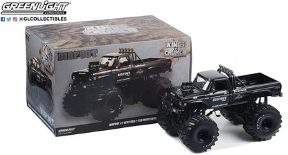 Greenlight - 1974 Ford F-250 Monster Truck 'Bigfoot #1' - Black Bandit Edition Kings of Crunch - 1:18 Scale