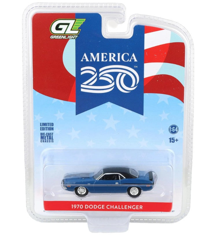 Greenlight - America 250 - 1970 Dodge Challenger - 1:64 Scale