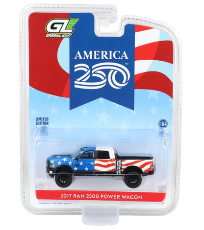 Greenlight - America 250 - 2017 RAM 2500 Power Wagon - 1:64 Scale