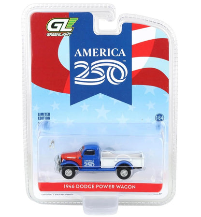 Greenlight - America 250 -  1946 Dodge Power Wagon - 1:64 Scale
