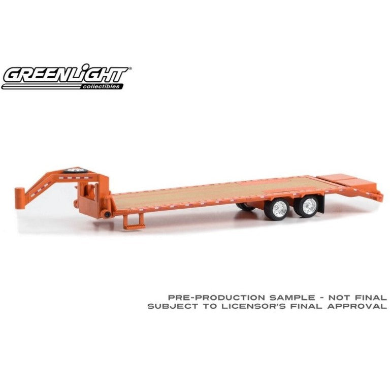 Greenlight - Gooseneck Trailer (Orange) - 1:64 Scale
