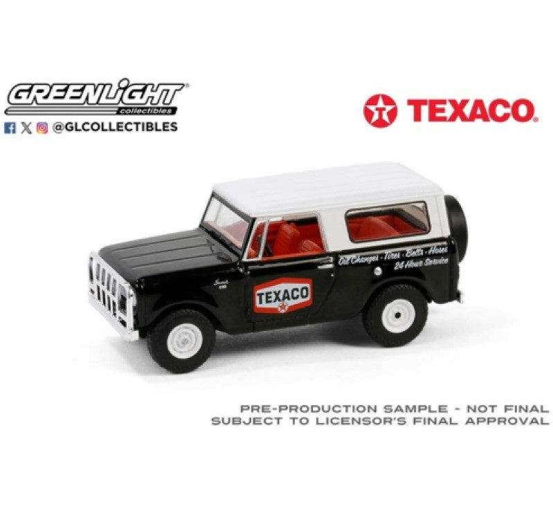 Greenlight - Texaco Special Edition Series 1 - 1963 International Harvester Scout - 1:64 Scale