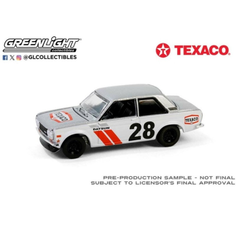 Greenlight - Texaco Special Edition Series 1 - 1970 Nissan Datsun 510 Widebody - 1:64 Scale