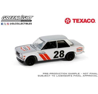 Greenlight - Texaco Special Edition Series 1 - 1970 Nissan Datsun 510 Widebody - 1:64 Scale