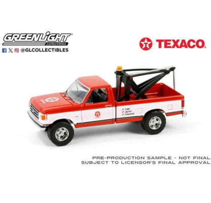 Greenlight - Texaco Special Edition Series 1 - 1988 Ford F-250 Tow Truck - 1:64 Scale