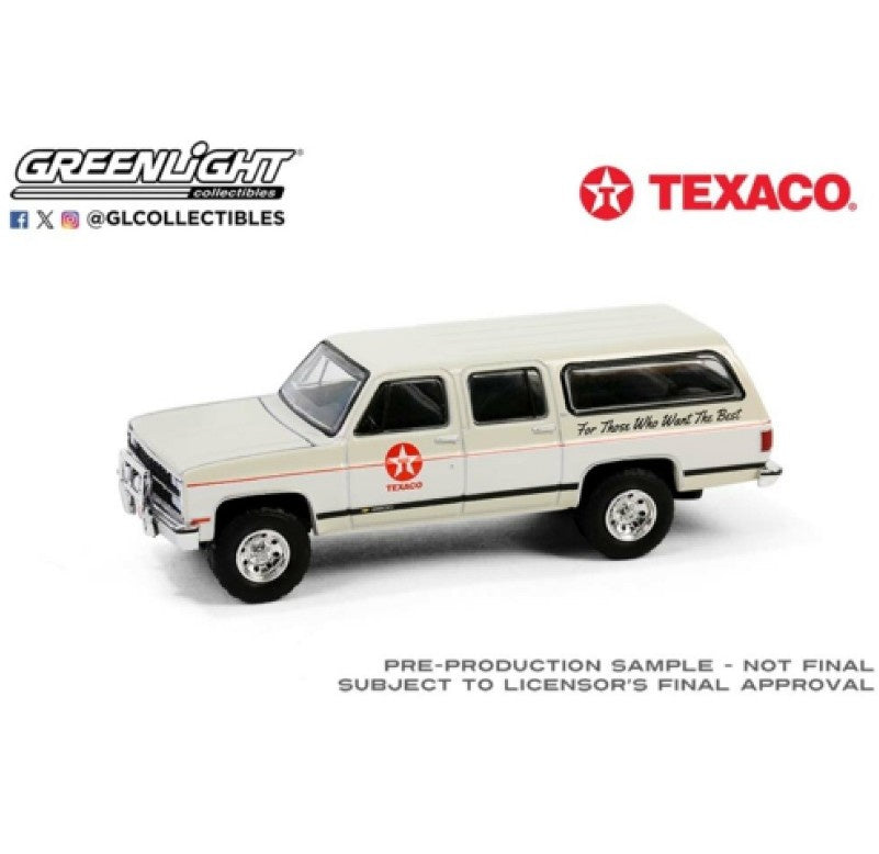 Greenlight - Texaco Special Edition Series 1 - 1990 Chevrolet Suburban - 1:64 Scale