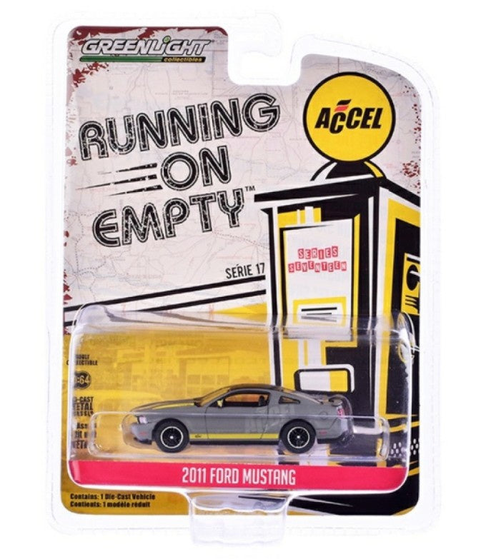 Greenlight - Running On Empty Series 17 - 2011 Ford Mustang 'Holey/Accel Ignition' - 1:64 Scale