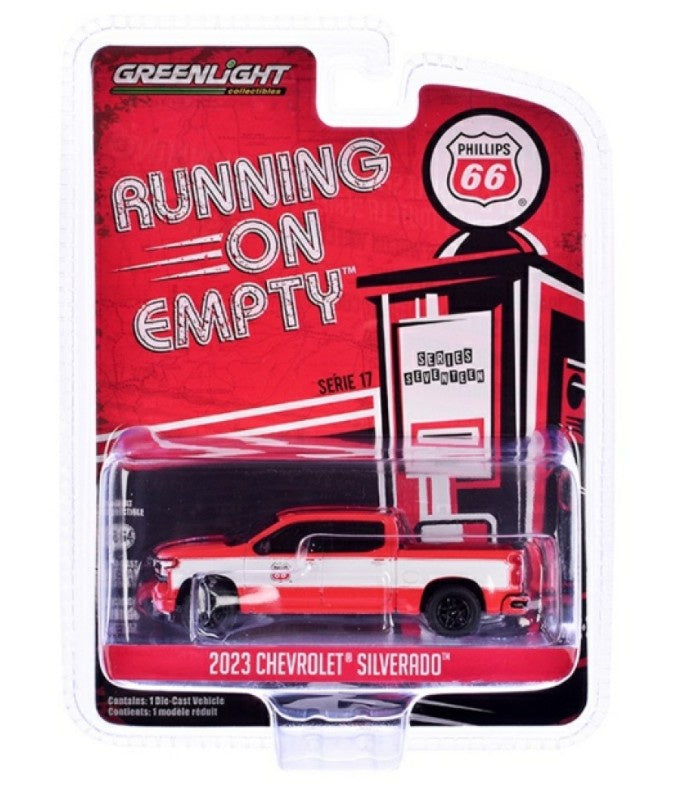 Greenlight - Running On Empty Series 17 - 2023 Chevrolet Silverado 'Quaker State' - 1:64 Scale