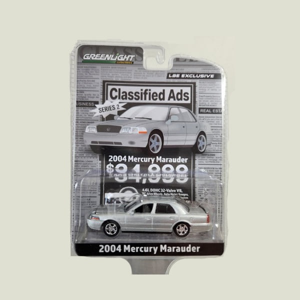 Greenlight - 2003 Mercury Marauder 'Classified Ads' Series (Silver) - 1:64 Scale