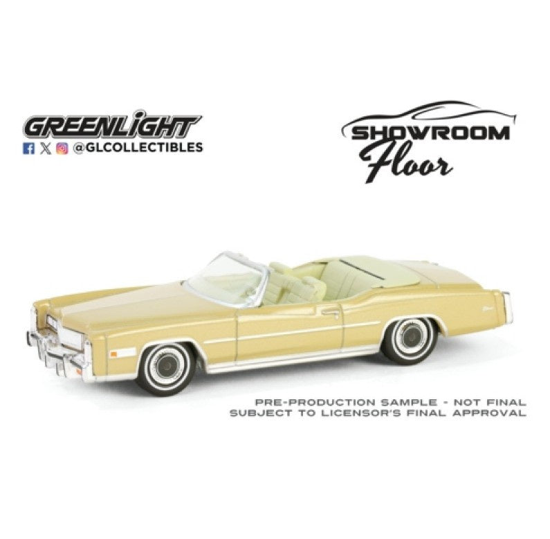 Greenlight - 'Showroom Floor' Series 6 - 1975 Cadillac Eldorado Convertible (Florentine Gold Firemist) - 1:64 Scale