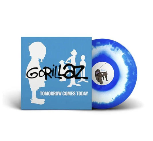 NEW - Gorillaz, Tomorrow Comes Today: 25th Anniversary (Blue/White) LP