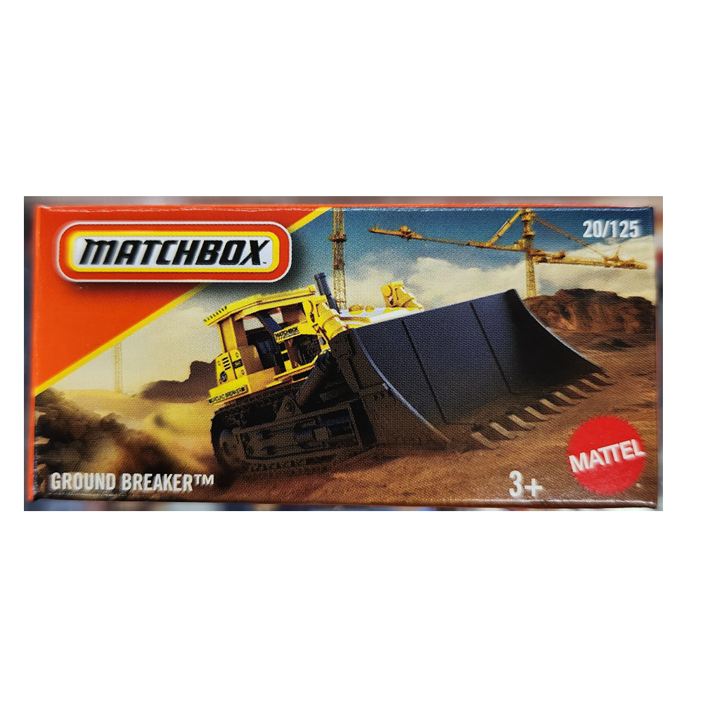 Matchbox - 2025 Power Grabs - 'Ground Breaker' Bull Dozer