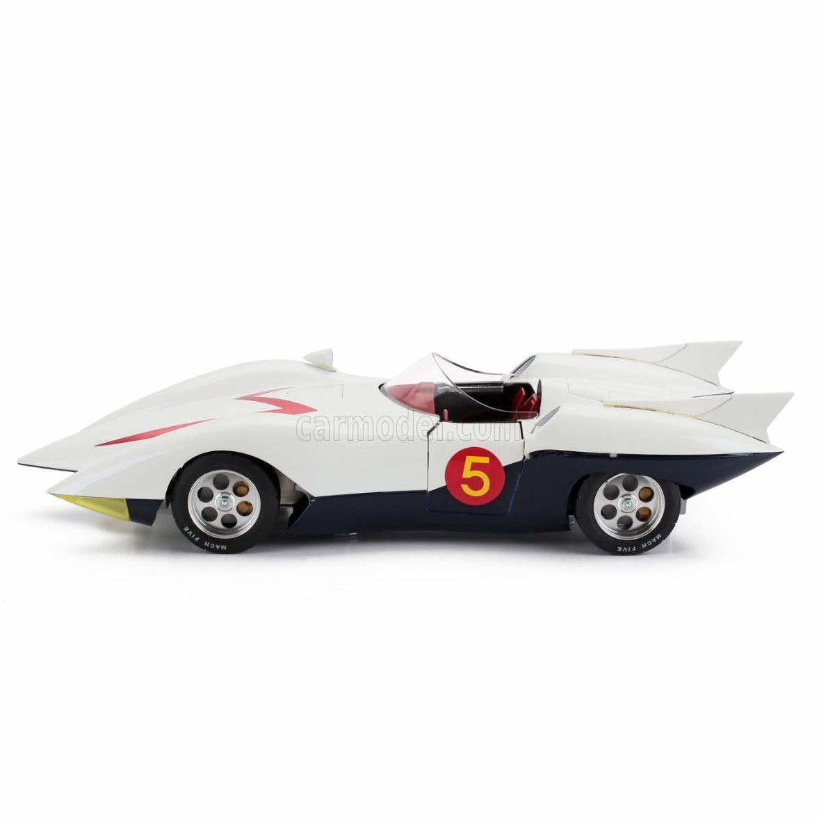 Schwyn Hass - Speed Racer Mach 5 (White) - 1:18 Scale