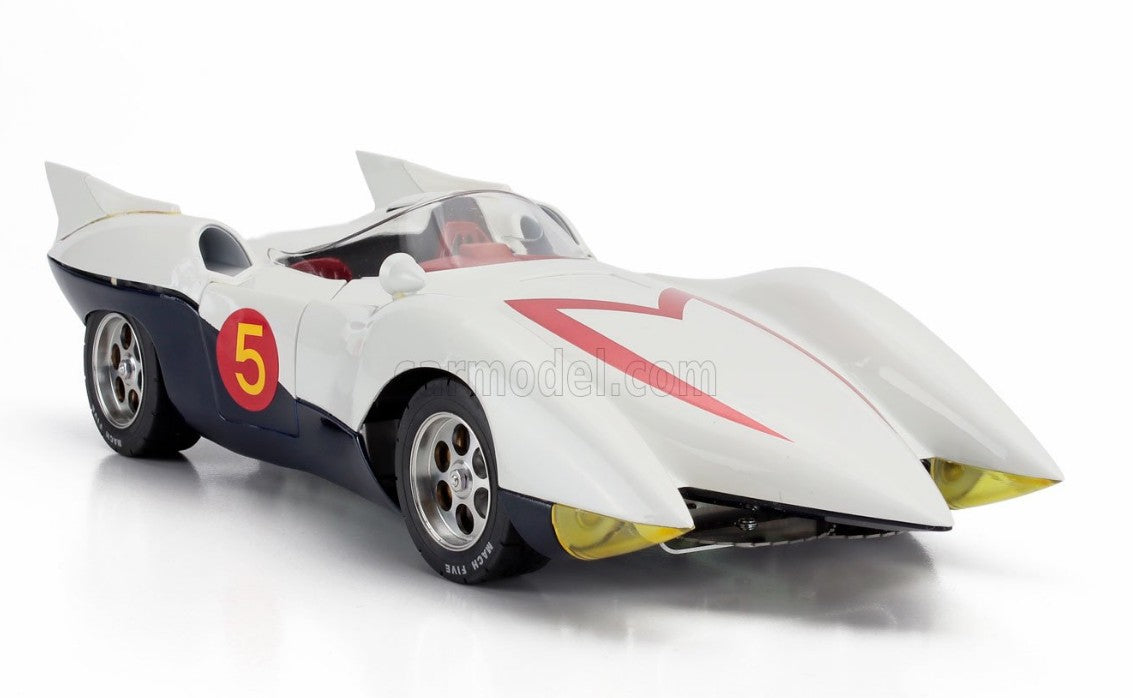 Schwyn Hass - Speed Racer Mach 5 (White) - 1:18 Scale