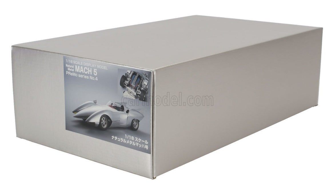Schwyn Hass - Speed Racer Mach 5 (Silver Metallic) - 1:18 Scale