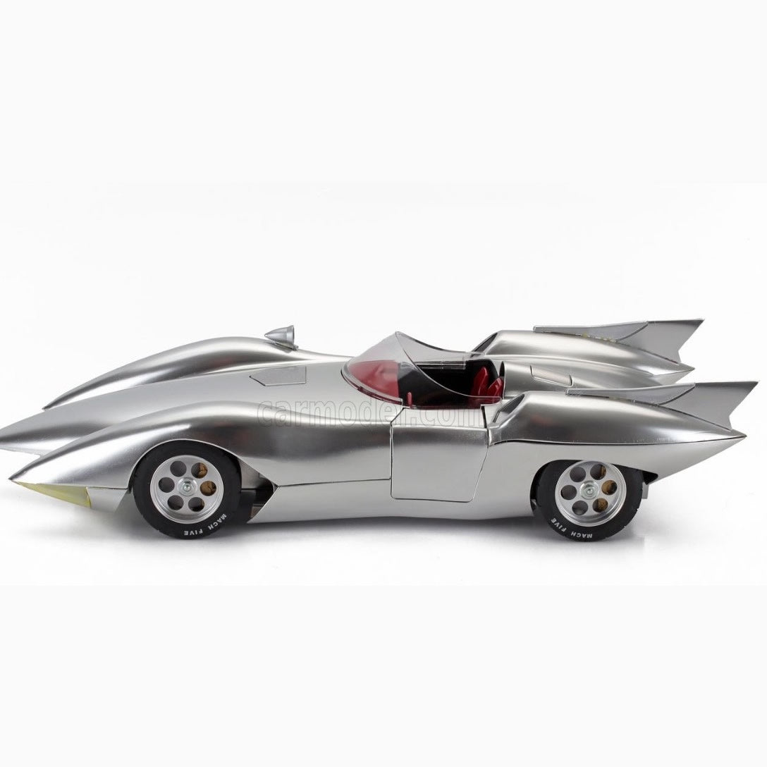 Schwyn Hass - Speed Racer Mach 5 (Silver Metallic) - 1:18 Scale