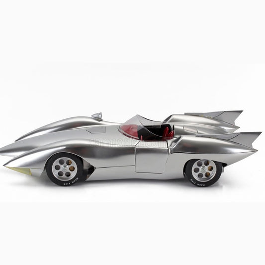 Schwyn Hass - Speed Racer Mach 5 (Silver Metallic) - 1:18 Scale