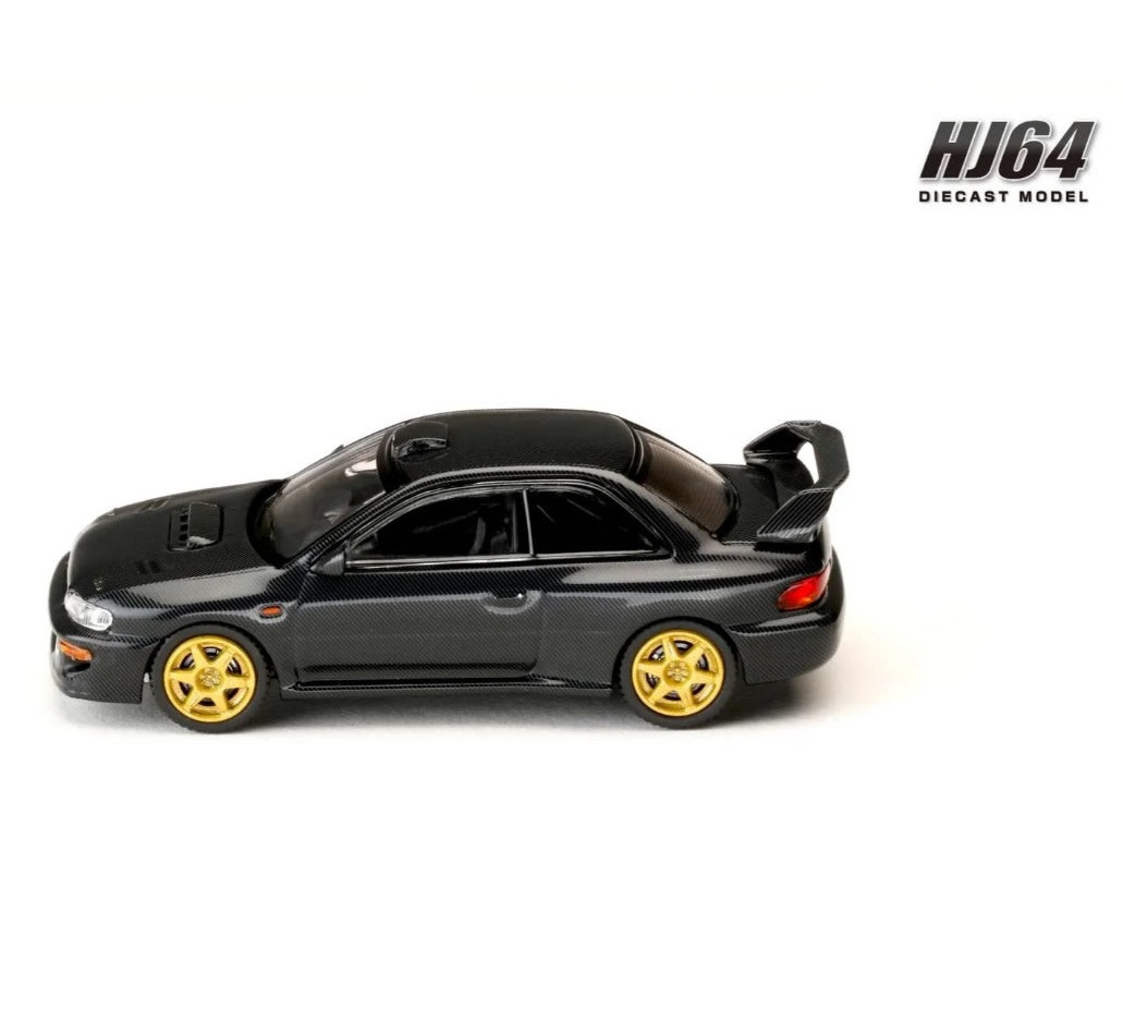 Hobby Japan - Subaru Impreza 22B STI Version (GC8) - Carbon Black - 1:64 Scale