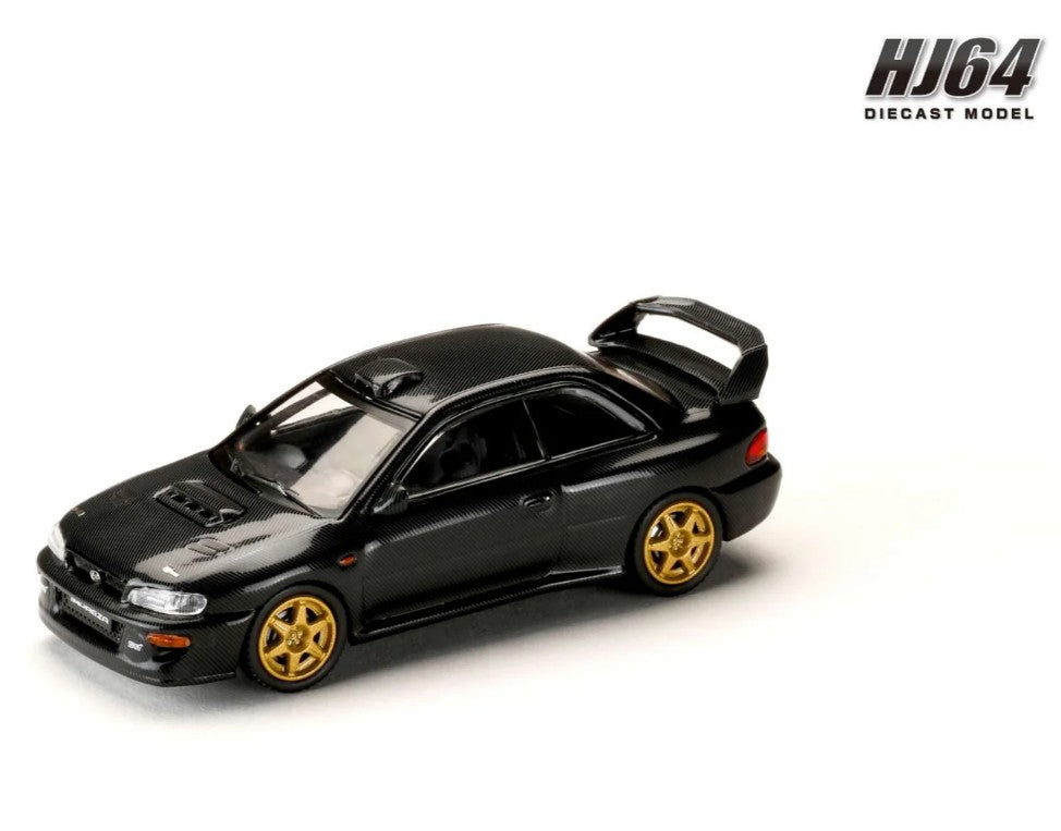 Hobby Japan - Subaru Impreza 22B STI Version (GC8) - Carbon Black - 1:64 Scale