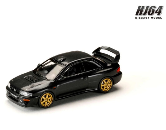 Hobby Japan - Subaru Impreza 22B STI Version (GC8) - Carbon Black - 1:64 Scale