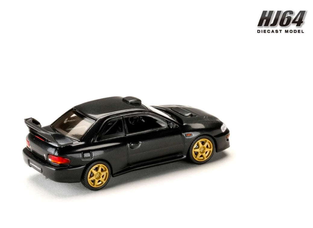 Hobby Japan - Subaru Impreza 22B STI Version (GC8) - Carbon Black - 1:64 Scale