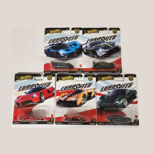 Hot Wheels Premium - 'Euro Speed' - Set of 5