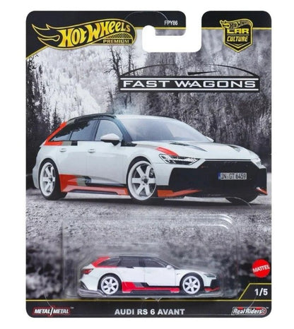 Hot Wheels Premium - Car Culture 'Fast Wagons' - Audi RS6 Avant