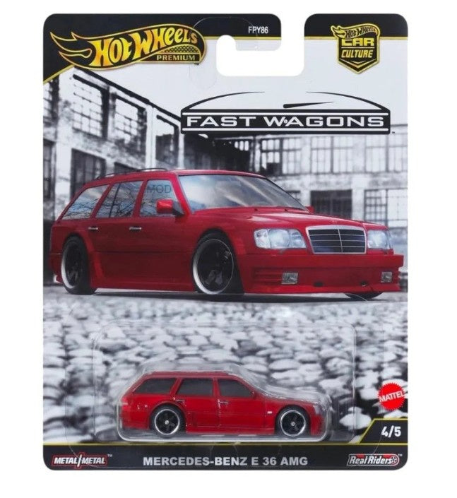 Hot Wheels Premium - Car Culture 'Fast Wagons' - Mercedes-Benz AMG E-36 Estate