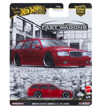 Hot Wheels Premium - Car Culture 'Fast Wagons' - Mercedes-Benz AMG E-36 Estate