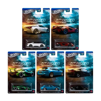 Hot Wheels Silver Series - Hybrid Speed - Set of 5