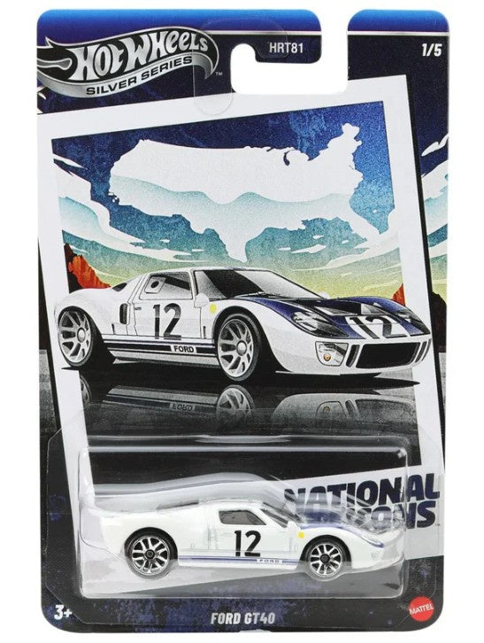 Hot Wheels Silver Series - 'National Icons' - Ford GT40