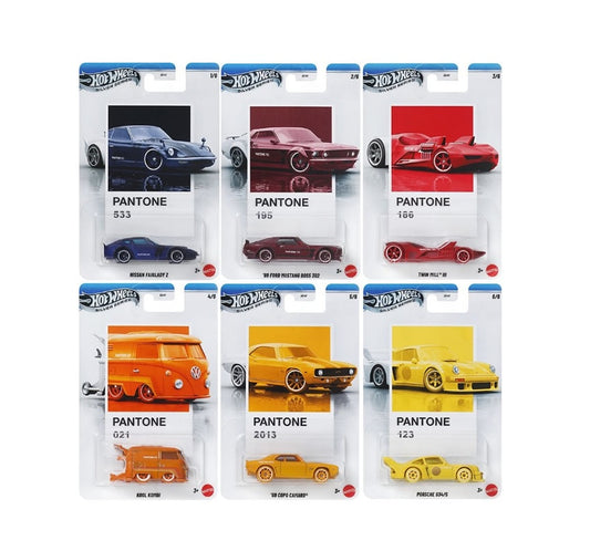 Hot Wheels Silver Series - Pantone (2026) - Set of 6
