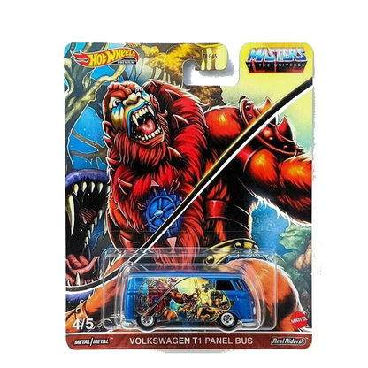 Hot Wheels Premium - Pop Culture (2021 Retro Entertainment) - VW T1 Panel Bus 'MOTU Beast Man'