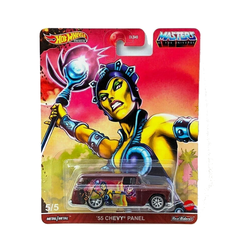 Hot Wheels Premium - Pop Culture (2021 Retro Entertainment) - '55 Chevy Panel 'MOTU Evil-Lyn'