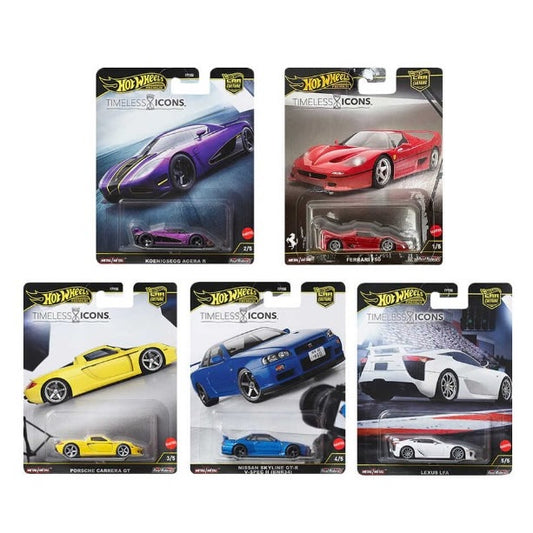 Hot Wheels Premium - Timeless Icons - Set of 5