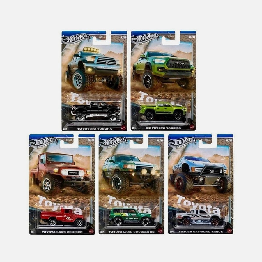 Hot Wheels Silver Series - 'Toyota' - Set of 5