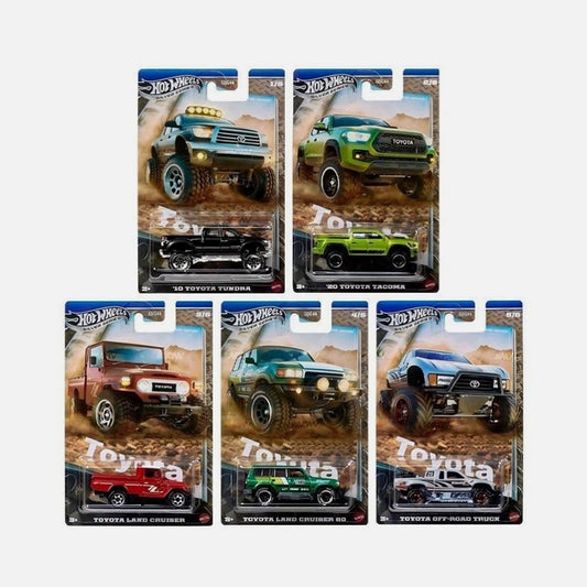 Hot Wheels Silver Series - 'Toyota' - Set of 5