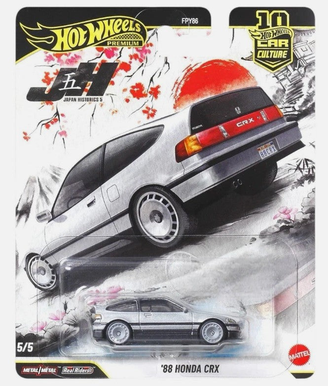 Hot Wheels Premium - Japan Historics #5 - 1988 Honda CRX