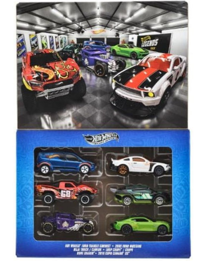 Hot Wheels - 2026 Legends Tour Themed Multipack - Pack of 6 Cars