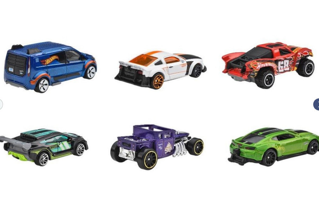 Hot Wheels - 2026 Legends Tour Themed Multipack - Pack of 6 Cars