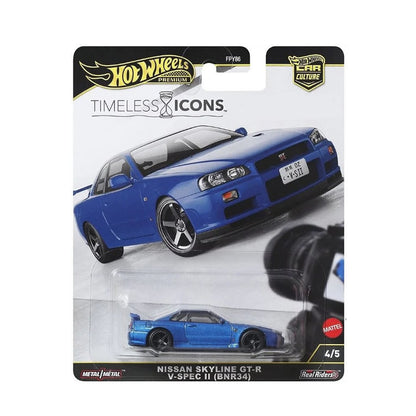 Hot Wheels Premium - Timeless Icons - Nissan Skyline GT-R V-Spec II (BNR34)