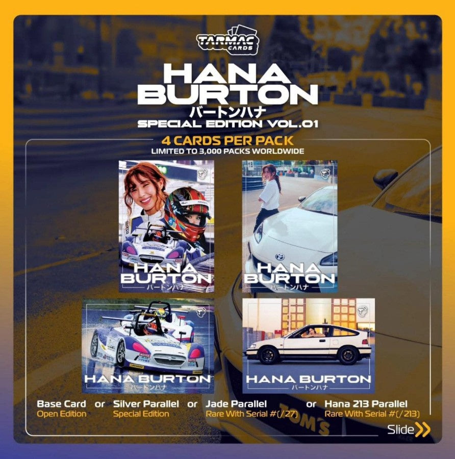 Tarmac Works - Hana Burton Trading Cards Vol. 01 (Single Pack)